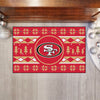 NFL - San Francisco 49ers Holiday Sweater Rug - 19in. x 30in.