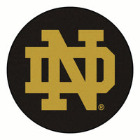 Notre Dame Hockey Puck Rug - 27in. Diameter