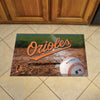 MLB - Baltimore Orioles Rubber Scraper Door Mat