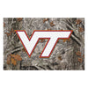 Virginia Tech Camo Rubber Scraper Door Mat