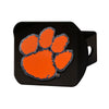 Clemson University Black Metal Hitch Cover - 3D Color Emblem