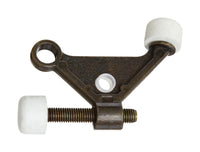 National Hardware Zinc w/Rubber Tip Antique Brass Bronze Hinge Pin Door Stop Mounts to door - Deal of The Week