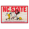 North Carolina State University Ticket Stub Rug - 19in. X 30in.