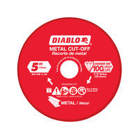 Diablo 5 in. D X 7/8 in. Diamond Metal Cut-Off Wheel