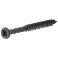 Hillman No. 6 X 1-5/8 in. L Square Black Phosphate Trim Screws 75 pk