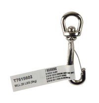 Campbell Chain 1/4 in. Dia. x 2 in. L Nickel-Plated Zinc Spring Snap 20 lb. (Pack of 10)