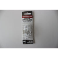 Black Point Products Clear Modern Modular Line Cord Plug