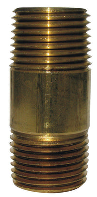 JMF Company 3/4 in. MPT Brass Nipple 1-1/2 in. L