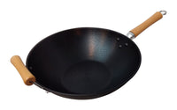 Joyce Chen Professional Carbon Steel Wok 14 in. Black