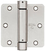 National Hardware 3-1/2 in. L Satin Nickel Spring Hinge 1 pk