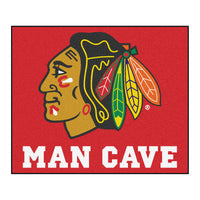 NHL - Chicago Blackhawks Man Cave Rug - 5ft. x 6ft.