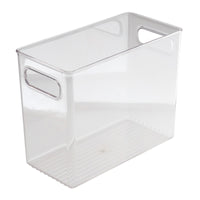 iDesign Clear Organizer Bin 10 in. H X 5 in. W X 8 in. D