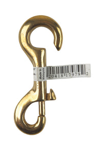 Campbell Chain 3/8 in. Dia. x 3-13/32 in. L Polished Bronze Open Eye Bolt Snap 70 lb.