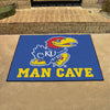 University of Kansas Man Cave Rug - 34 in. x 42.5 in.