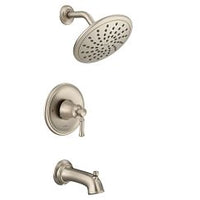 Brushed nickel Posi-Temp(R) tub/shower