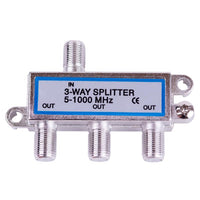 Monster Just Hook It Up 3 Way Coax Splitter 75 ohm 1000 MHz 1 pk