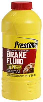 Prestone DOT 3 Brake Fluid 12 oz.