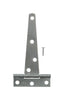 National Hardware 5 in. L Zinc-Plated Light T-Hinge 2 pk