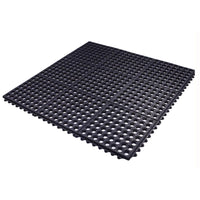 Flexgard Black Rubber Nonslip Anti Fatigue Mat 36 In. L X 36 In. W