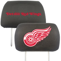 NHL - Detroit Red Wings Embroidered Head Rest Cover Set - 2 Pieces