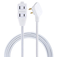 Jasco Cordinate Indoor 8 ft. L White Extension Cord 10/3