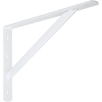 111BC 12â€ Super Strength Shelf Bracket - White