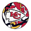 NFL - Kansas City Chiefs XFIT Roundel Rug - 27in. Diameter