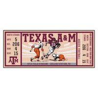 Texas A&M University Ticket Runner Rug - 30in. x 72in.