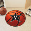 Vanderbilt University Basketball Rug - 27in. Diameter