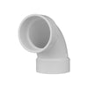 Charlotte Pipe 1-1/4 in. Hub X 1-1/4 in. D Hub PVC Elbow 1 pk