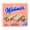 Manner - Wafer Hazelnut - Case of 12 - 2.65 OZ