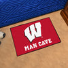 University of Wisconsin Man Cave Rug - 19in. x 30in.