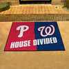 MLB House Divided - Phillies / Nationals House Divided Rug