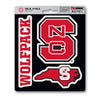 North Carolina State University 3 Piece Decal Sticker Set