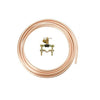 BK Products ProLine 1/4 in. OD Sizes X 1/4 in. D OD 15 ft. Copper Ice Maker Supply Line