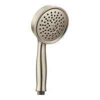 Brushed nickel eco-performance handshower