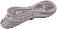 Monster Cable Just Hook It Up 7 ft. L White Modular Telephone Line Cable (Pack of 6)