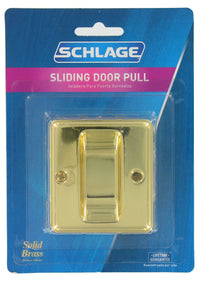 Schlage Bright Brass Gold Pocket Door Pull 1 pc