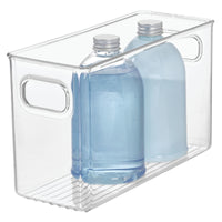 iDesign Linus Clear Storage Bin 6 in. H X 4 in. W