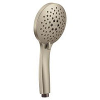 Brushed nickel eco-performance handshower handheld shower