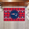 NFL - New England Patriots Holiday Sweater Rug - 19in. x 30in.