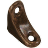 National Hardware 1 in. H X 3/4 in. W Antique Bronze Steel Inside Chair Brace