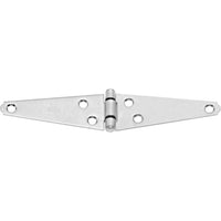 282BC 4â€ Heavy Strap Hinge - Zinc Plated