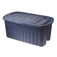 Rubbermaid Roughneck 21.3 in. H x 18.3 in. W x 36.9 in. D Stackable Storage Box (Pack of 6)