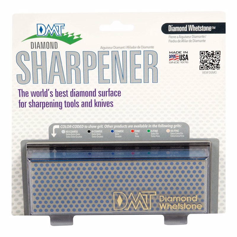 DMT 6 in. Diamond Whetstone Sharpener in Plastic Case with Fine