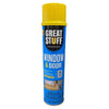 Great Stuff Window & Door Yellow Polyurethane Insulating Foam Sealant 20 oz (Pack of 12)