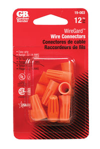 Gardner Bender WingGard 22-14 Ga. Copper Wire Wire Connector Orange 12 pk