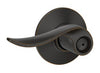 Schlage Sacramento Aged Bronze Bed and Bath Lever Right or Left Handed