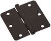 National Hardware 3 in. L Oil Rubbed Bronze Door Hinge 1 pk