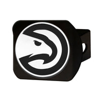 NBA - Atlanta Hawks Black Metal Hitch Cover